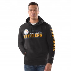 Толстовка Pittsburgh Steelers Starter Vintage - Heather Gray