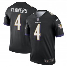 Baltimore Ravens Zay Flowers Nike Black Legend Player Performance Top