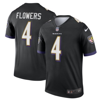 Baltimore Ravens Zay Flowers Nike Black Legend Player Performance Top