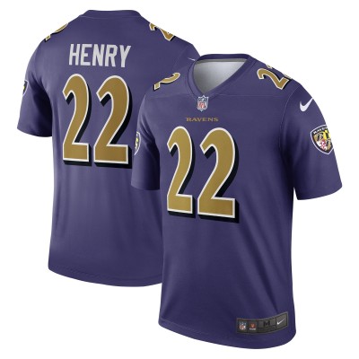 Baltimore Ravens Derrick Henry Nike Purple Legend Player Performance Top