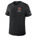 Футболка Chicago Bears Nike Black Tall 2025 NFL Crucial Catch Tri-Blend Dri-FIT