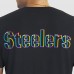 Футболка Pittsburgh Steelers Nike Black Tall 2025 NFL Crucial Catch Tri-Blend Dri-FIT