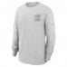 New York Jets Nike Gray Essential Heavy Max90 Long Sleeve T-Shirt
