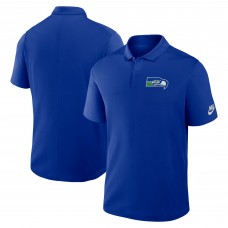 Seattle Seahawks Nike Royal Rewind Victory Performance Polo Seattle Seahawks Nike Royal Rewind Victory Performance Polo