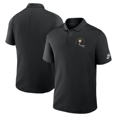 Pittsburgh Steelers Nike Black Rewind Victory Performance Polo