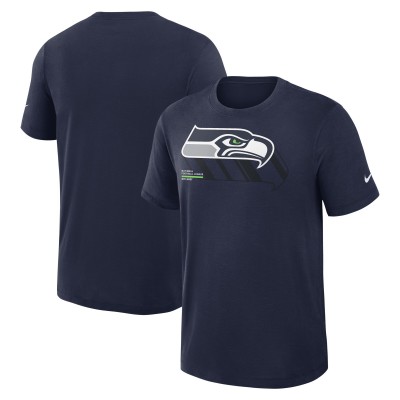 Seattle Seahawks Nike College Navy Primetime Slub Dri-FIT T-Shirt