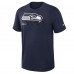 Seattle Seahawks Nike College Navy Primetime Slub Dri-FIT T-Shirt