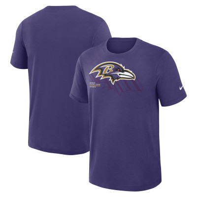 Футболка Baltimore Ravens Nike Purple Primetime Slub Dri-FIT
