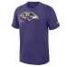 Футболка Baltimore Ravens Nike Purple Primetime Slub Dri-FIT