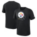 Футболка Pittsburgh Steelers Nike Black Primetime Slub Dri-FIT Футболка Pittsburgh Steelers Nike Black Primetime Slub Dri-FIT