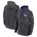 New York Giants Nike Anthracite Primetime Club Full-Zip Hoodie