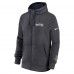 Seattle Seahawks Nike Anthracite Primetime Club Full-Zip Hoodie