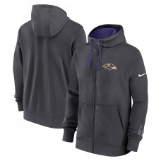 Толстовка на молнии Baltimore Ravens Nike Anthracite Primetime Club