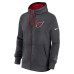 Толстовка Arizona Cardinals Nike Anthracite Primetime Club Full-Zip
