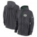 Толстовка на молнии Green Bay Packers Nike Anthracite Primetime Club Толстовка на молнии Green Bay Packers Nike Anthracite Primetime Club