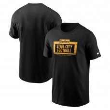 Футболка Pittsburgh Steelers Nike Black Primetime Local Essential