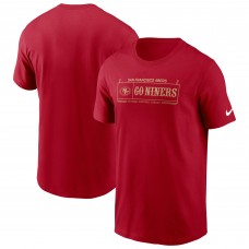 San Francisco 49ers Nike Scarlet Primetime Local Essential T-Shirt