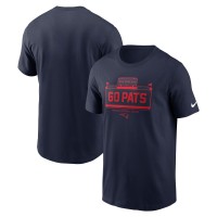 New England Patriots Nike Navy Primetime Local Essential T-Shirt
