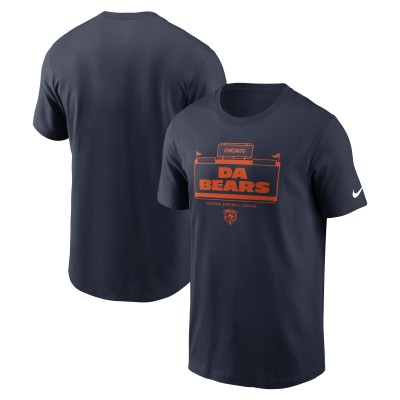 Футболка Chicago Bears Nike Navy Primetime Local Essential