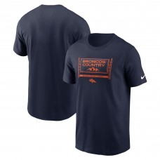 Футболка Denver Broncos Nike Navy Primetime Local Essential