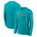 Miami Dolphins Nike Aqua Play to Win Essential Long Sleeve T-Shirt