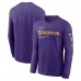 Minnesota Vikings Nike Purple Play to Win Essential Long Sleeve T-Shirt