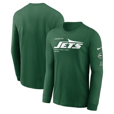 New York Jets Nike Green Play to Win Essential Long Sleeve T-Shirt