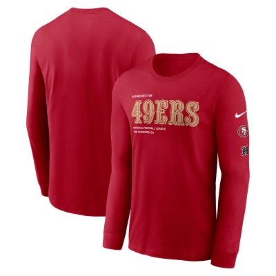San Francisco 49ers Nike Scarlet Play to Win Essential Long Sleeve T-Shirt