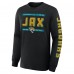 Jacksonville Jaguars Fanatics Black Hometown Sweep Legacy Long Sleeve T-Shirt