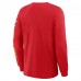 Kansas City Chiefs Fanatics Red Hometown Sweep Legacy Long Sleeve T-Shirt