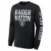 Las Vegas Raiders Fanatics Black Hometown Sweep Legacy Long Sleeve T-Shirt