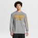 Los Angeles Chargers Fanatics Heather Gray Hometown Sweep Legacy Long Sleeve T-Shirt