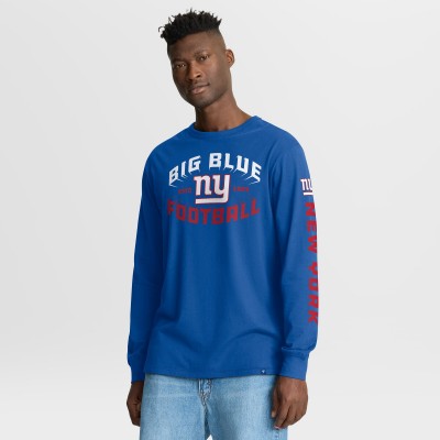New York Giants Fanatics Royal Hometown Sweep Legacy Long Sleeve T-Shirt
