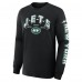 New York Jets Fanatics Black Hometown Sweep Legacy Long Sleeve T-Shirt