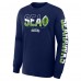 Seattle Seahawks Fanatics College Navy Hometown Sweep Legacy Long Sleeve T-Shirt