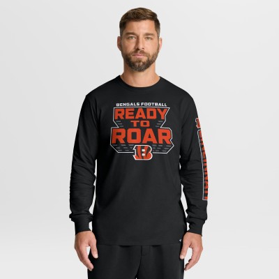 Cincinnati Bengals Fanatics Black Hometown Sweep Legacy Long Sleeve T-Shirt