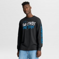 Футболка с длинным рукавом Carolina Panthers Fanatics Black Hometown Sweep Legacy