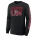 Футболка с длинным рукавом Atlanta Falcons Fanatics Black Hometown Sweep Legacy