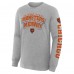 Футболка с длинным рукавом Chicago Bears Fanatics Heather Gray Hometown Sweep Legacy