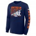 Футболка с длинным рукавом Denver Broncos Fanatics Navy Hometown Sweep Legacy