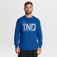 Indianapolis Colts Fanatics Royal Hometown Sweep Legacy Long Sleeve T-Shirt