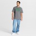 New York Jets Fanatics Heather Gray First Down Tribute Tri-Blend T-Shirt