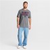New York Giants Fanatics Heather Gray First Down Tribute Tri-Blend T-Shirt