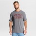 Minnesota Vikings Fanatics Heather Gray First Down Tribute Tri-Blend T-Shirt