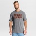 Cincinnati Bengals Fanatics Heather Gray First Down Tribute Tri-Blend T-Shirt