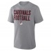 Arizona Cardinals Fanatics Heather Gray First Down Tribute Tri-Blend T-Shirt