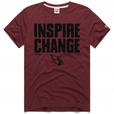 Unisex Arizona Cardinals Homage Cardinal 2024 Inspire Change Tri-Blend T-Shirt