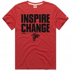 Футболка Unisex Atlanta Falcons Homage Red 2024 Inspire Change Tri-Blend