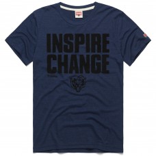 Футболка Unisex Chicago Bears Homage Navy 2024 Inspire Change Tri-Blend Футболка Unisex Chicago Bears Homage Navy 2024 Inspire Change Tri-Blend