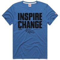 Футболка Unisex Denver Broncos Homage Blue 2024 Inspire Change Tri-Blend